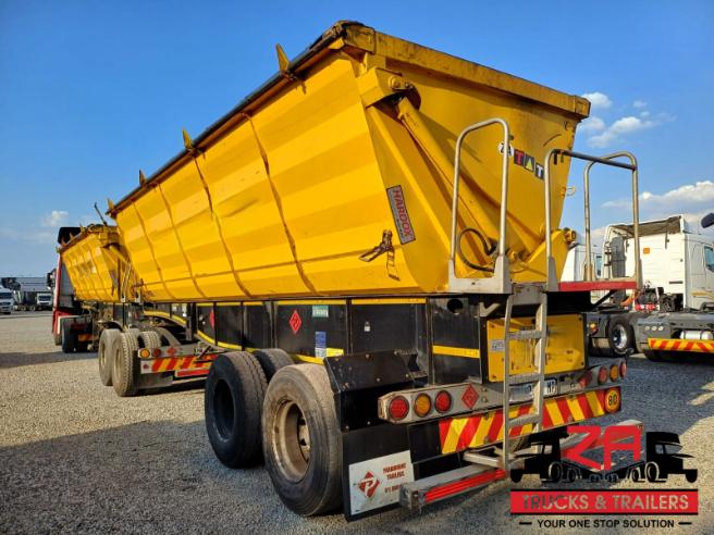 2022 PARAMOUNT 45 CUBE SIDE TIPPER TRAILER #53300